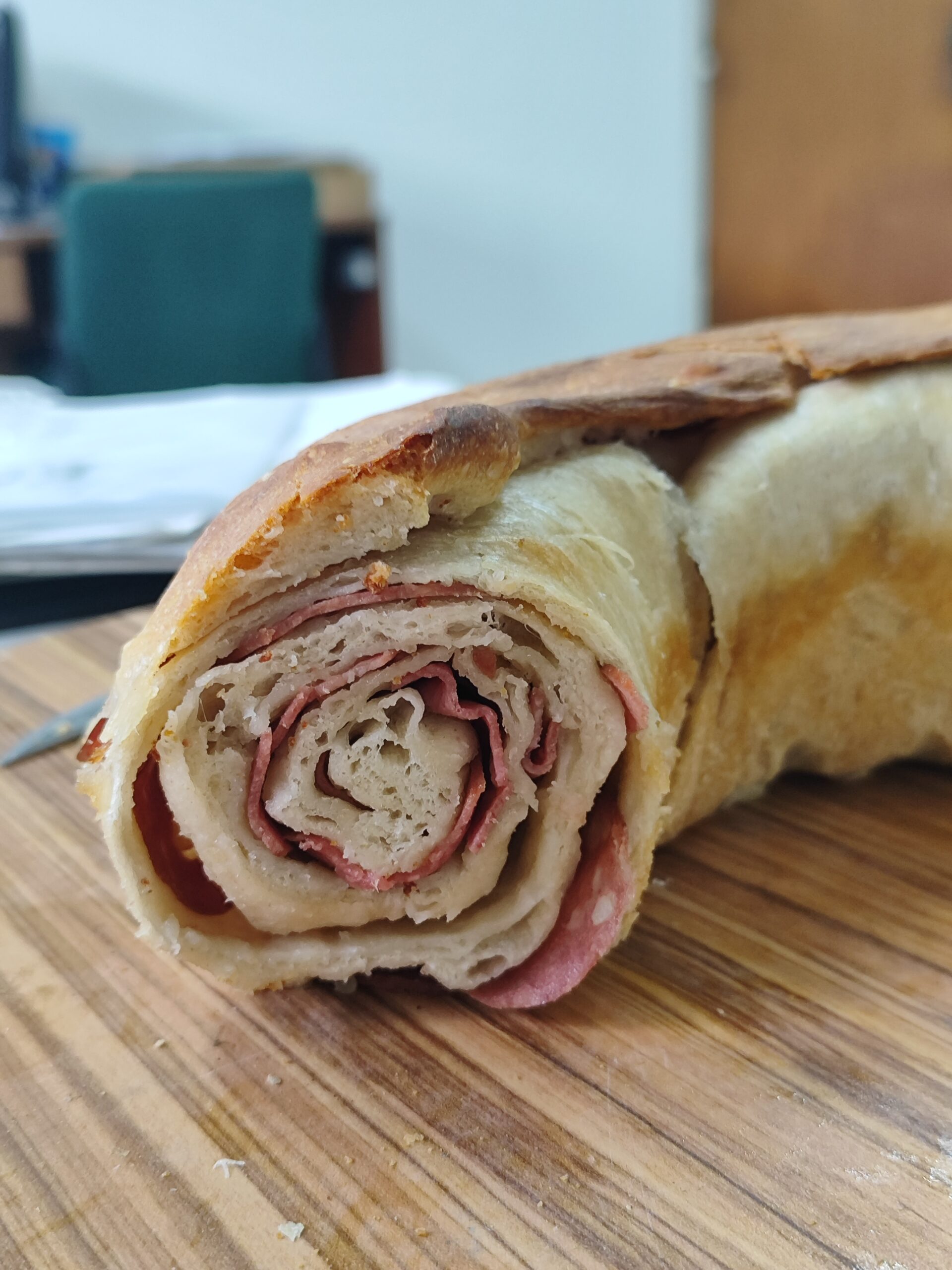 Tortano no forno