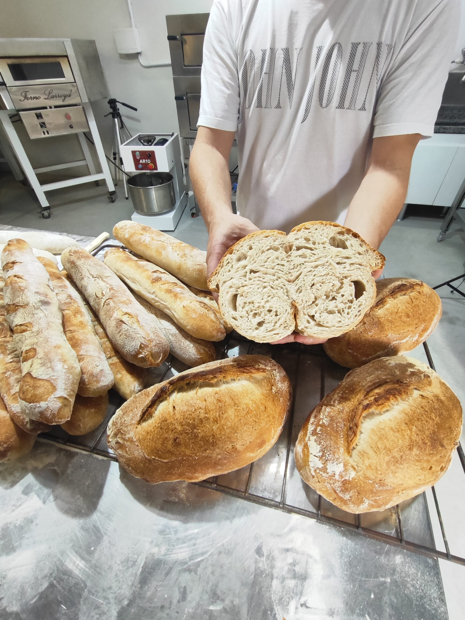 Pão italiano artesanal