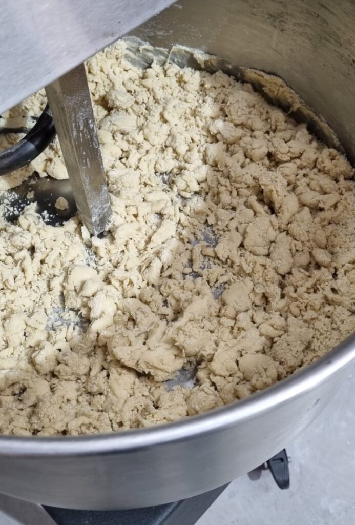 Preparo da biga da focaccia