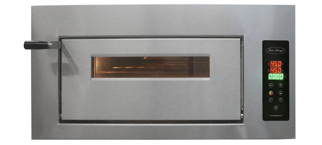 Forno de lastro com vapor Larroyd para panificacao e pizza