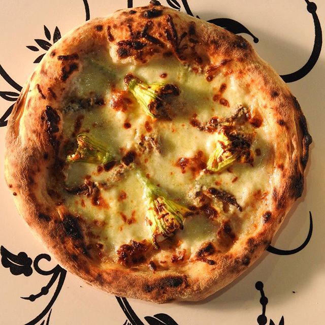 Pizza assada no forno elétrico Larroyd